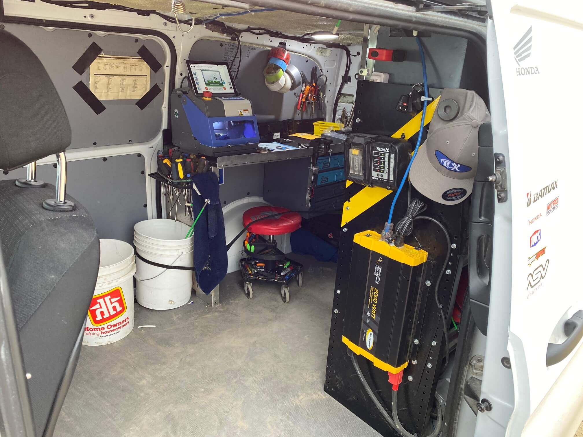 Mobile Automotive Locksmith Van